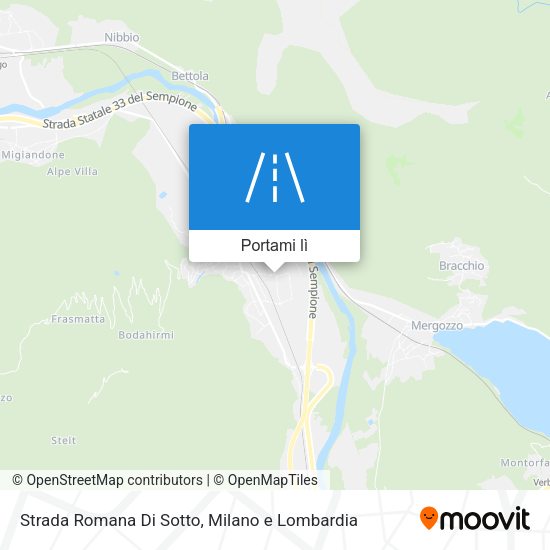 Mappa Strada Romana Di Sotto