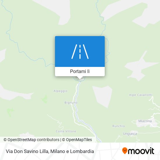 Mappa Via Don Savino Lilla