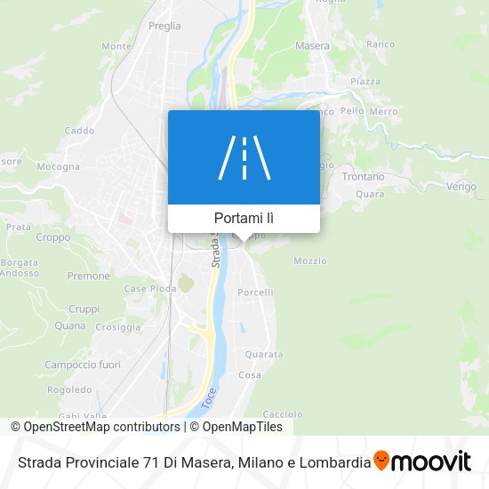 Mappa Strada Provinciale 71 Di Masera