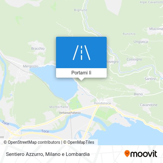 Mappa Sentiero Azzurro
