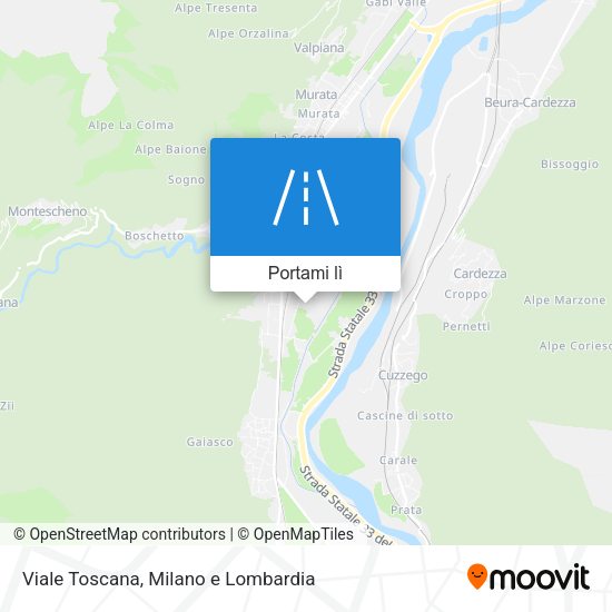 Mappa Viale Toscana