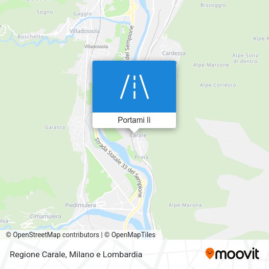 Mappa Regione Carale