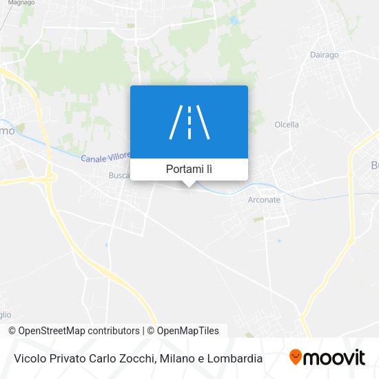 Mappa Vicolo Privato Carlo Zocchi