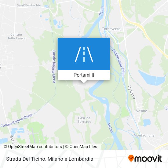 Mappa Strada Del Ticino