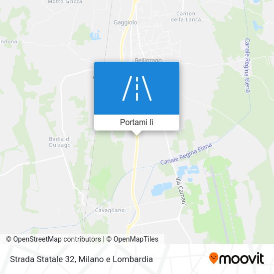Mappa Strada Statale 32