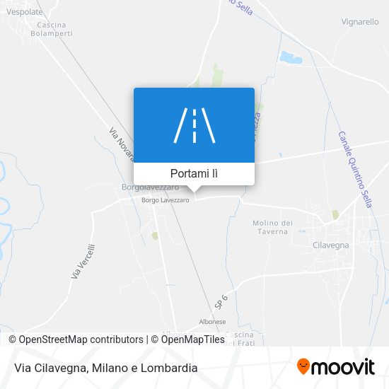 Mappa Via Cilavegna