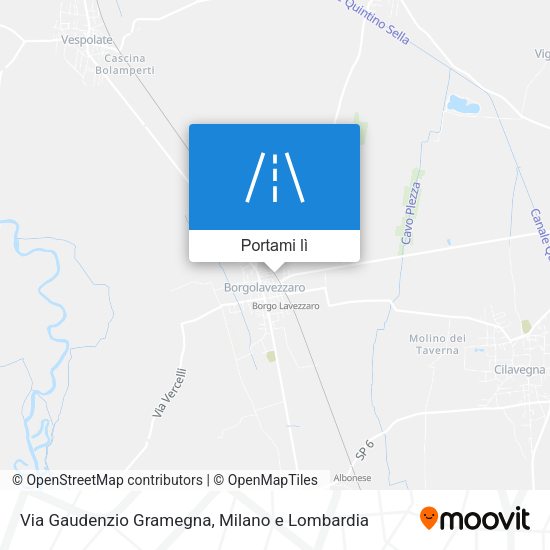 Mappa Via Gaudenzio Gramegna