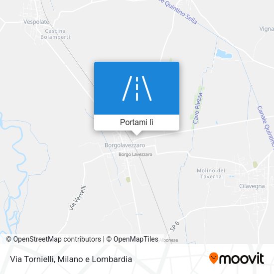 Mappa Via Tornielli