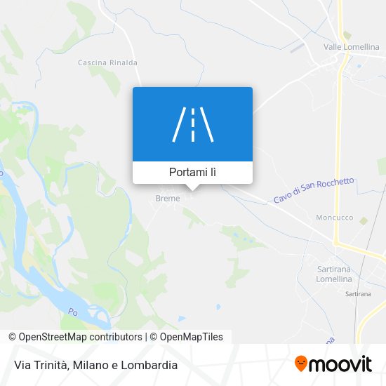 Mappa Via Trinità