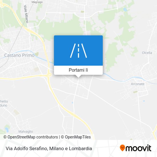 Mappa Via Adolfo Serafino