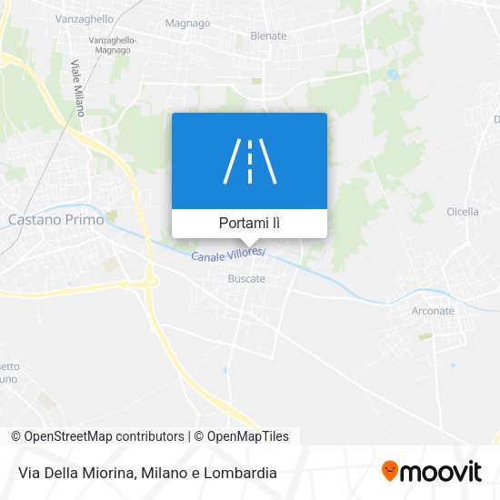 Mappa Via Della Miorina
