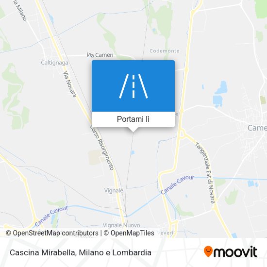 Mappa Cascina Mirabella