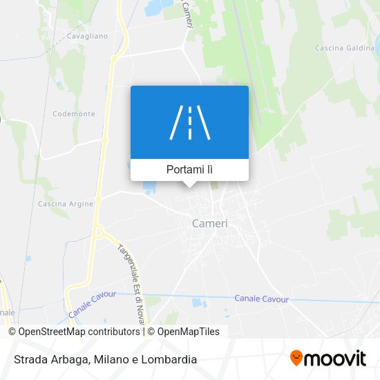 Mappa Strada Arbaga