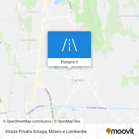 Mappa Strada Privata Arbaga