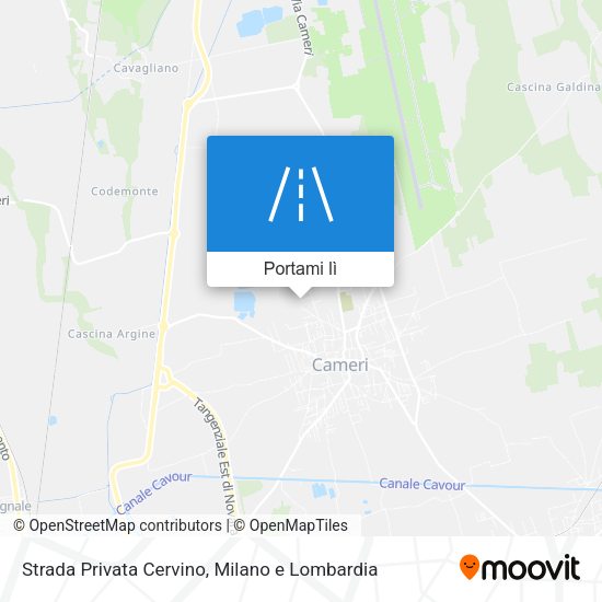 Mappa Strada Privata Cervino