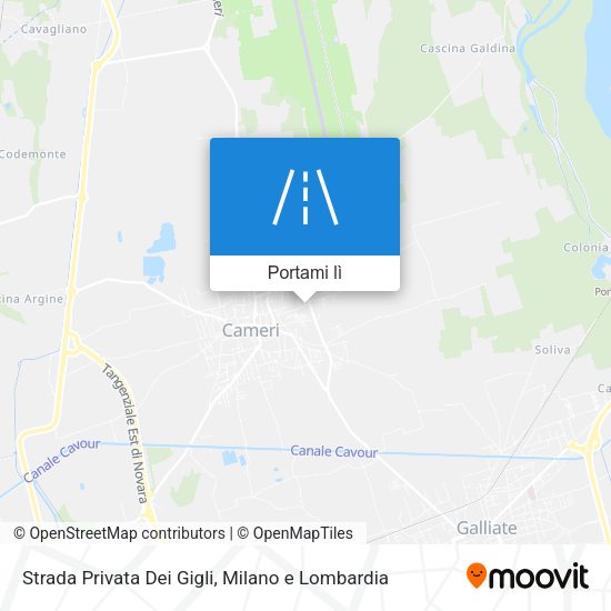 Mappa Strada Privata Dei Gigli