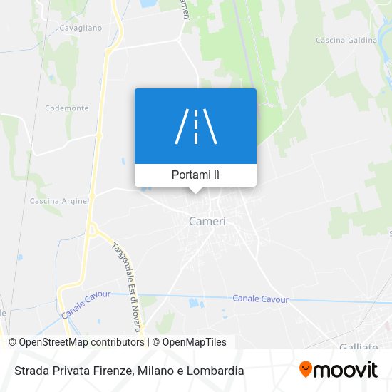Mappa Strada Privata Firenze