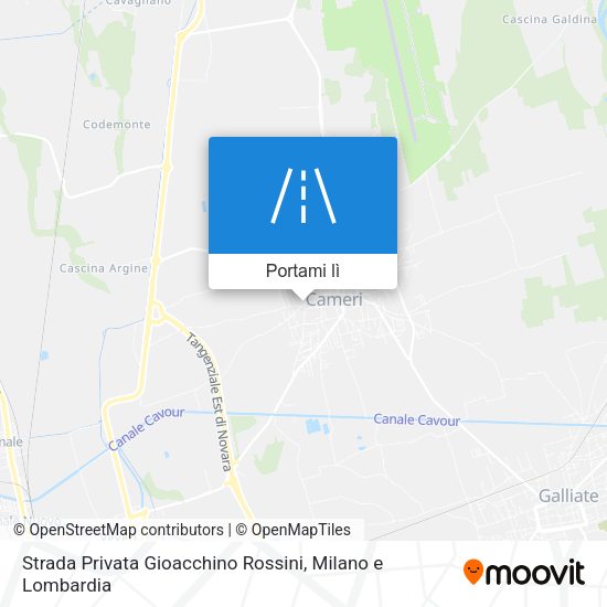 Mappa Strada Privata Gioacchino Rossini