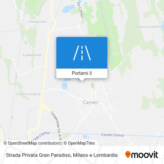 Mappa Strada Privata Gran Paradiso
