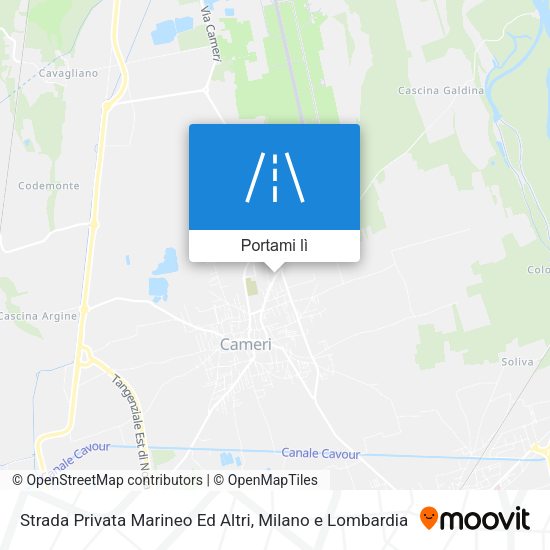 Mappa Strada Privata Marineo Ed Altri