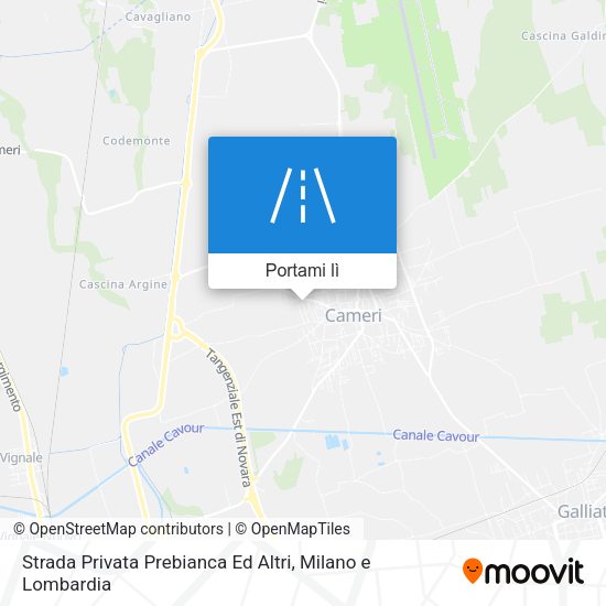 Mappa Strada Privata Prebianca Ed Altri