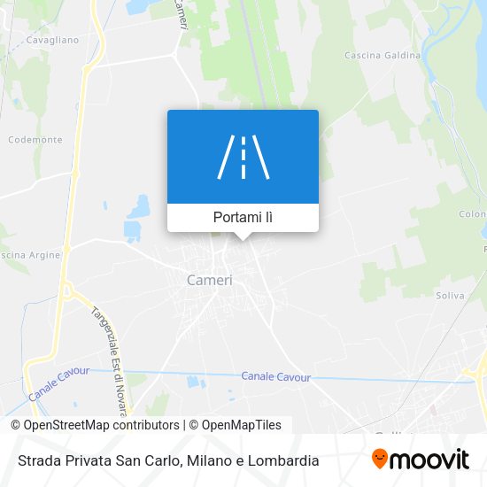 Mappa Strada Privata San Carlo