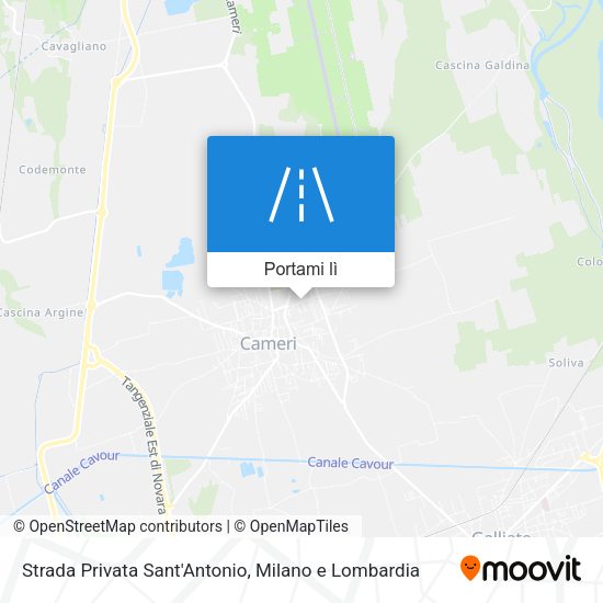 Mappa Strada Privata Sant'Antonio