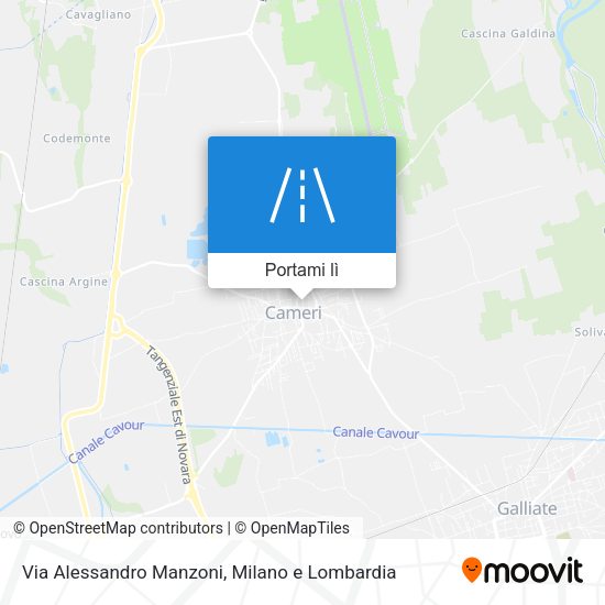 Mappa Via Alessandro Manzoni