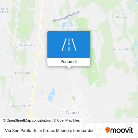 Mappa Via San Paolo Della Croce