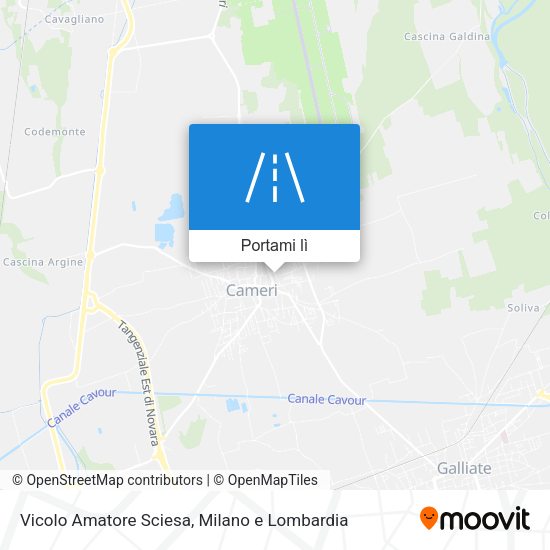 Mappa Vicolo Amatore Sciesa
