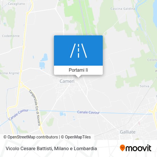 Mappa Vicolo Cesare Battisti