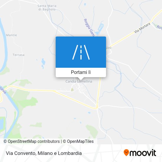 Mappa Via Convento