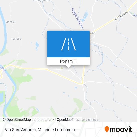 Mappa Via Sant'Antonio