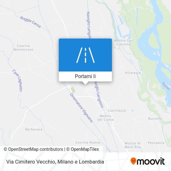 Mappa Via Cimitero Vecchio