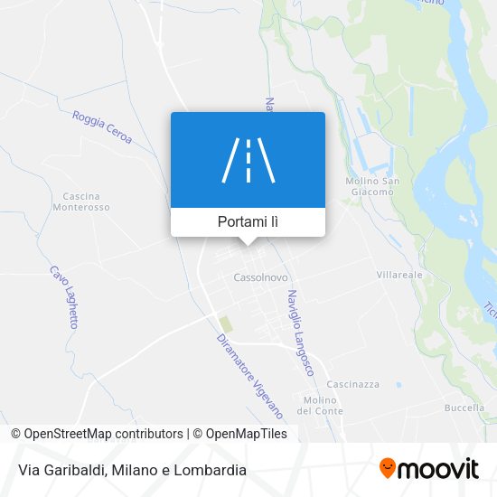 Mappa Via Garibaldi