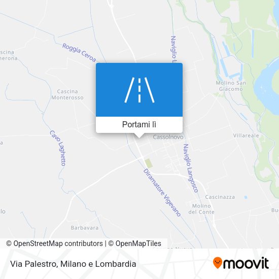 Mappa Via Palestro