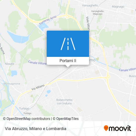 Mappa Via Abruzzo