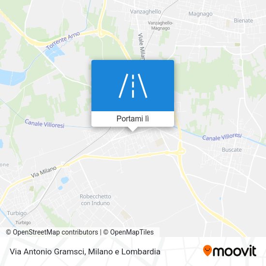 Mappa Via Antonio Gramsci