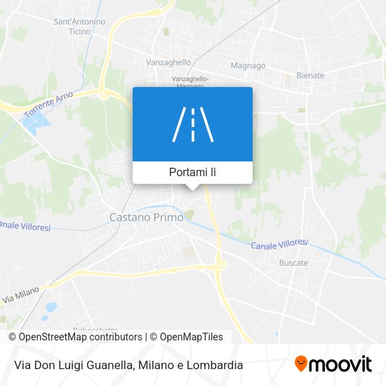 Mappa Via Don Luigi Guanella