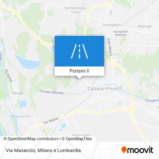 Mappa Via Masaccio