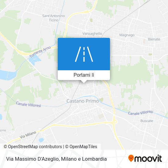 Mappa Via Massimo D'Azeglio