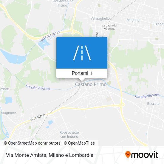 Mappa Via Monte Amiata