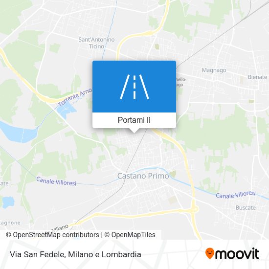 Mappa Via San Fedele