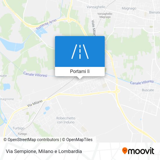 Mappa Via Sempione