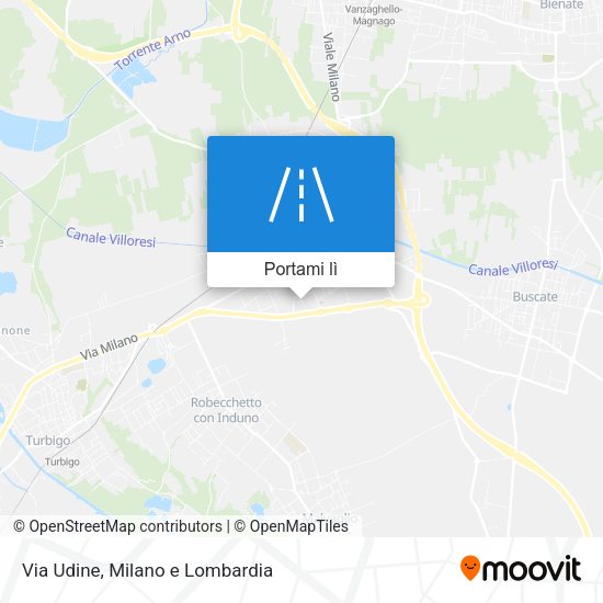 Mappa Via Udine