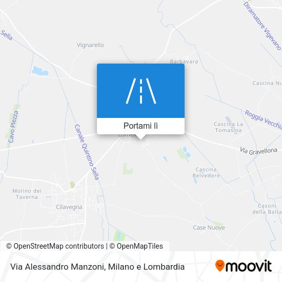 Mappa Via Alessandro Manzoni