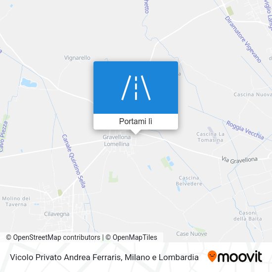 Mappa Vicolo Privato Andrea Ferraris