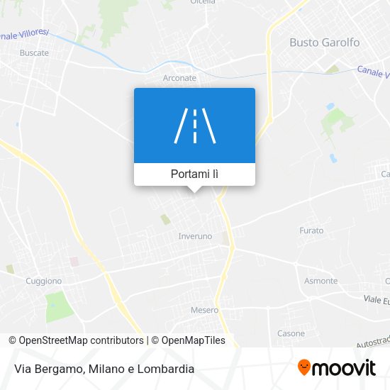 Mappa Via Bergamo
