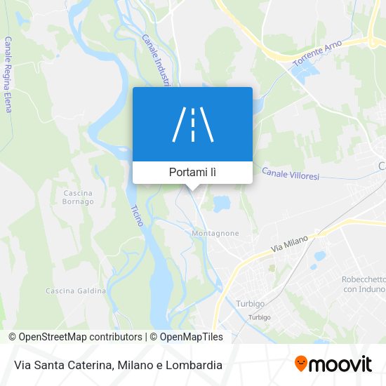 Mappa Via Santa Caterina