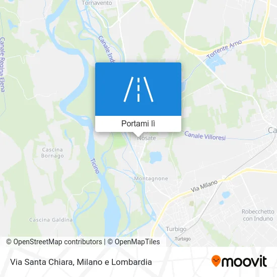 Mappa Via Santa Chiara